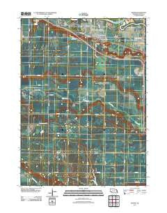 Hooper Nebraska Historical topographic map, 1:24000 scale, 7.5 X 7.5 Minute, Year 2011