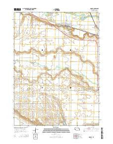 Hooper Nebraska Current topographic map, 1:24000 scale, 7.5 X 7.5 Minute, Year 2014
