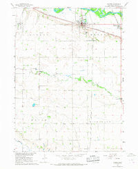 Hooper Nebraska Historical topographic map, 1:24000 scale, 7.5 X 7.5 Minute, Year 1966