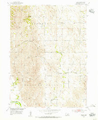 Horace Nebraska Historical topographic map, 1:24000 scale, 7.5 X 7.5 Minute, Year 1954