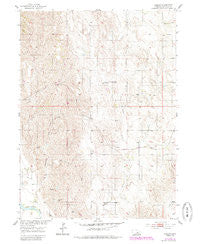 Horace Nebraska Historical topographic map, 1:24000 scale, 7.5 X 7.5 Minute, Year 1954