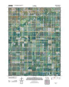 Hord Nebraska Historical topographic map, 1:24000 scale, 7.5 X 7.5 Minute, Year 2011