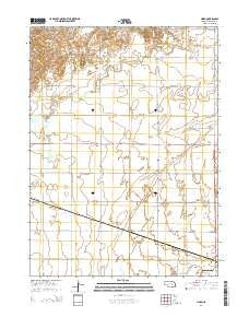 Hord Nebraska Current topographic map, 1:24000 scale, 7.5 X 7.5 Minute, Year 2014