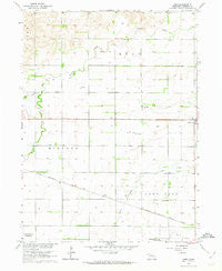 Hord Nebraska Historical topographic map, 1:24000 scale, 7.5 X 7.5 Minute, Year 1962