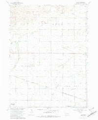Hord Nebraska Historical topographic map, 1:24000 scale, 7.5 X 7.5 Minute, Year 1962