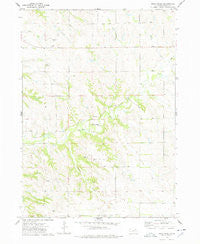 Howe Creek Nebraska Historical topographic map, 1:24000 scale, 7.5 X 7.5 Minute, Year 1974
