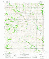 Howe SW Nebraska Historical topographic map, 1:24000 scale, 7.5 X 7.5 Minute, Year 1966