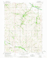 Howe Nebraska Historical topographic map, 1:24000 scale, 7.5 X 7.5 Minute, Year 1966