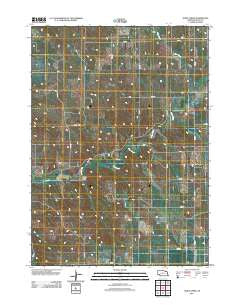 Howe Creek Nebraska Historical topographic map, 1:24000 scale, 7.5 X 7.5 Minute, Year 2011