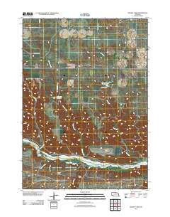 Huddle Table Nebraska Historical topographic map, 1:24000 scale, 7.5 X 7.5 Minute, Year 2011
