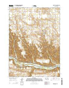 Huddle Table Nebraska Current topographic map, 1:24000 scale, 7.5 X 7.5 Minute, Year 2014