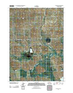 Hudson Lake Nebraska Historical topographic map, 1:24000 scale, 7.5 X 7.5 Minute, Year 2011