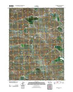 Hulbert Lake Nebraska Historical topographic map, 1:24000 scale, 7.5 X 7.5 Minute, Year 2011