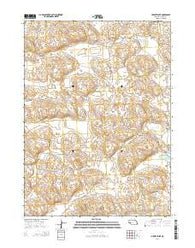 Hulbert Lake Nebraska Current topographic map, 1:24000 scale, 7.5 X 7.5 Minute, Year 2014