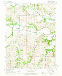Humboldt SE Nebraska Historical topographic map, 1:24000 scale, 7.5 X 7.5 Minute, Year 1965
