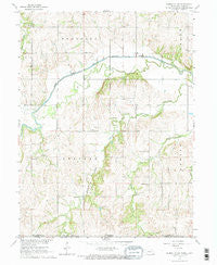Humboldt SW Nebraska Historical topographic map, 1:24000 scale, 7.5 X 7.5 Minute, Year 1965