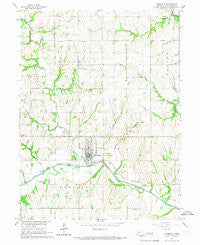 Humboldt Nebraska Historical topographic map, 1:24000 scale, 7.5 X 7.5 Minute, Year 1965