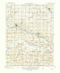 Humboldt Nebraska Historical topographic map, 1:62500 scale, 15 X 15 Minute, Year 1916