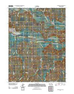 Humboldt SE Nebraska Historical topographic map, 1:24000 scale, 7.5 X 7.5 Minute, Year 2011