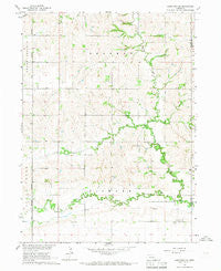 Humphrey SE Nebraska Historical topographic map, 1:24000 scale, 7.5 X 7.5 Minute, Year 1966