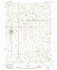 Humphrey Nebraska Historical topographic map, 1:24000 scale, 7.5 X 7.5 Minute, Year 1966