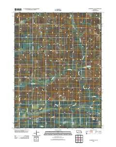 Humphrey SE Nebraska Historical topographic map, 1:24000 scale, 7.5 X 7.5 Minute, Year 2011