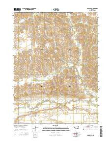 Humphrey SE Nebraska Current topographic map, 1:24000 scale, 7.5 X 7.5 Minute, Year 2014