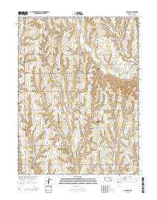 Huntley Nebraska Current topographic map, 1:24000 scale, 7.5 X 7.5 Minute, Year 2014