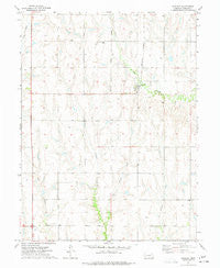 Huntley Nebraska Historical topographic map, 1:24000 scale, 7.5 X 7.5 Minute, Year 1974
