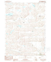 Hyannis North Nebraska Historical topographic map, 1:24000 scale, 7.5 X 7.5 Minute, Year 1989