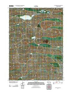 Hyannis South Nebraska Historical topographic map, 1:24000 scale, 7.5 X 7.5 Minute, Year 2011