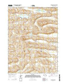 Hyannis South Nebraska Current topographic map, 1:24000 scale, 7.5 X 7.5 Minute, Year 2014