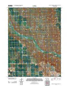Imperial Municipal Airport Nebraska Historical topographic map, 1:24000 scale, 7.5 X 7.5 Minute, Year 2011