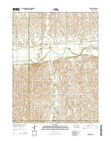 Inavale Nebraska Current topographic map, 1:24000 scale, 7.5 X 7.5 Minute, Year 2014
