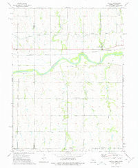 Inavale Nebraska Historical topographic map, 1:24000 scale, 7.5 X 7.5 Minute, Year 1974