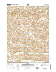 Indian Hill Nebraska Current topographic map, 1:24000 scale, 7.5 X 7.5 Minute, Year 2014