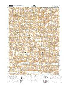 Indian Hill Nebraska Current topographic map, 1:24000 scale, 7.5 X 7.5 Minute, Year 2014