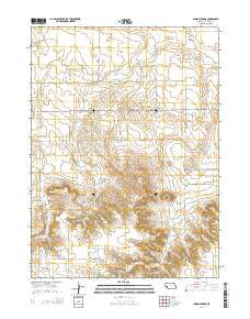 Indian Springs Nebraska Current topographic map, 1:24000 scale, 7.5 X 7.5 Minute, Year 2014