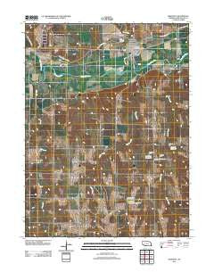 Indianola Nebraska Historical topographic map, 1:24000 scale, 7.5 X 7.5 Minute, Year 2011
