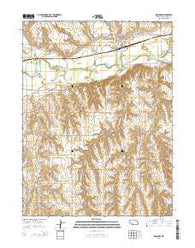 Indianola Nebraska Current topographic map, 1:24000 scale, 7.5 X 7.5 Minute, Year 2014