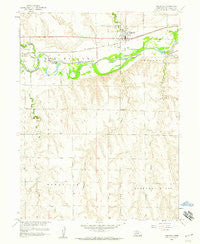 Indianola Nebraska Historical topographic map, 1:24000 scale, 7.5 X 7.5 Minute, Year 1958