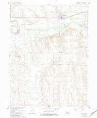 Indianola Nebraska Historical topographic map, 1:24000 scale, 7.5 X 7.5 Minute, Year 1958