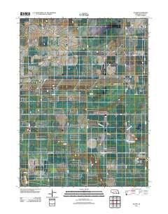 Inland Nebraska Historical topographic map, 1:24000 scale, 7.5 X 7.5 Minute, Year 2011