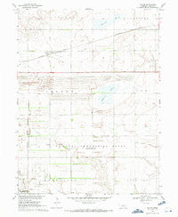 Inland Nebraska Historical topographic map, 1:24000 scale, 7.5 X 7.5 Minute, Year 1969