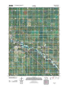 Inman Nebraska Historical topographic map, 1:24000 scale, 7.5 X 7.5 Minute, Year 2011