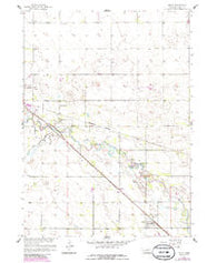 Inman Nebraska Historical topographic map, 1:24000 scale, 7.5 X 7.5 Minute, Year 1958