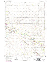 Inman Nebraska Historical topographic map, 1:24000 scale, 7.5 X 7.5 Minute, Year 1958