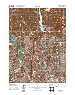 Irvington Nebraska Historical topographic map, 1:24000 scale, 7.5 X 7.5 Minute, Year 2011