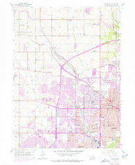 Irvington Nebraska Historical topographic map, 1:24000 scale, 7.5 X 7.5 Minute, Year 1956