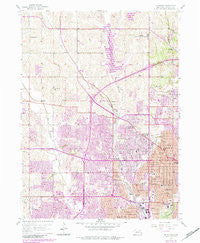 Irvington Nebraska Historical topographic map, 1:24000 scale, 7.5 X 7.5 Minute, Year 1956